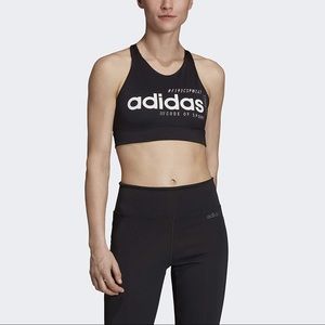 Adidas Brilliant Basic Black Sports Bra